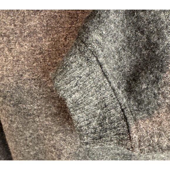 Marc by Marc Jacobs GreyDress Women’s Large gold Metallic flecks Liya Wool Shift - Picture 15 of 16